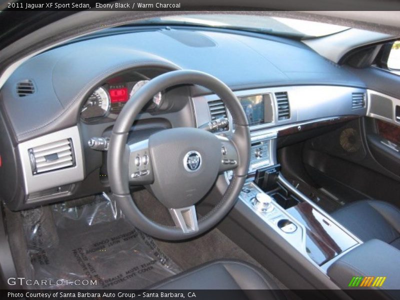 Warm Charcoal Interior - 2011 XF Sport Sedan 