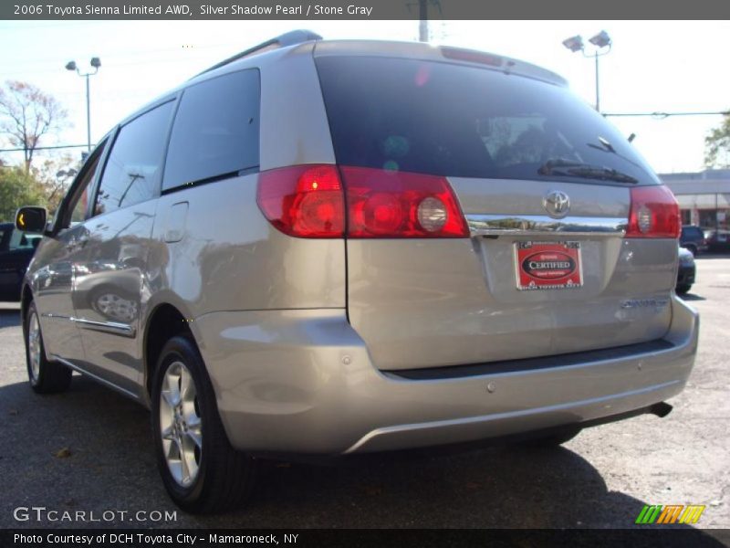 Silver Shadow Pearl / Stone Gray 2006 Toyota Sienna Limited AWD