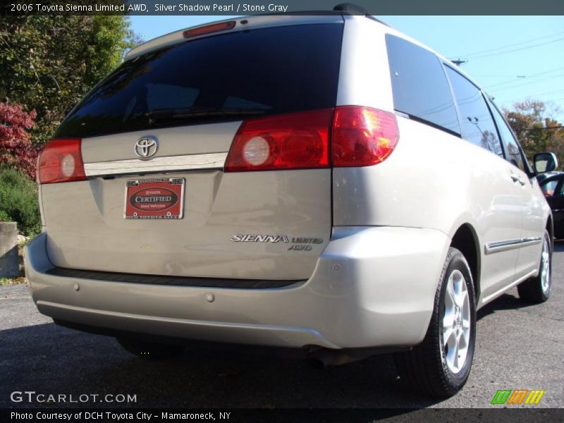 Silver Shadow Pearl / Stone Gray 2006 Toyota Sienna Limited AWD