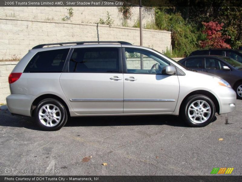 Silver Shadow Pearl / Stone Gray 2006 Toyota Sienna Limited AWD