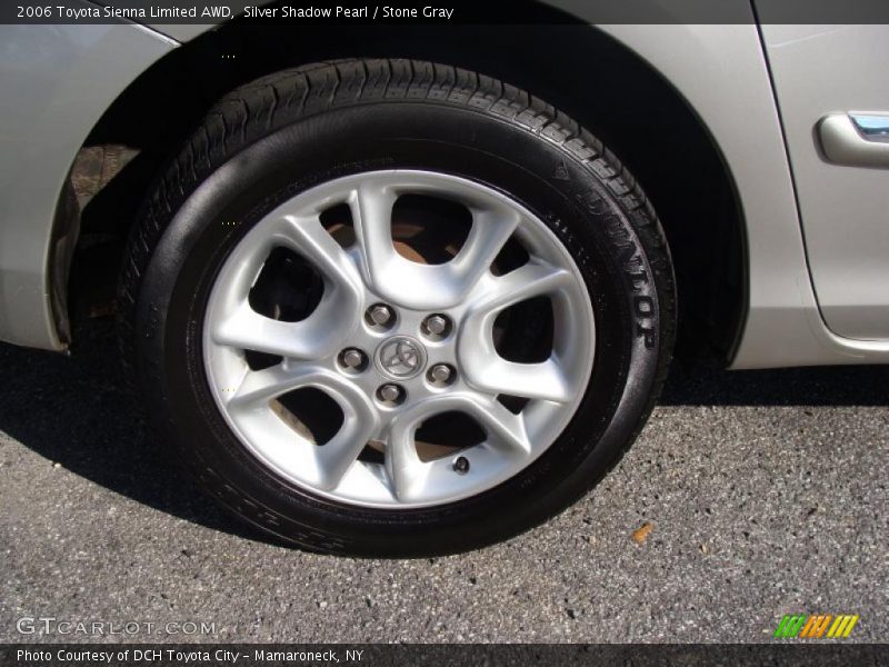 Silver Shadow Pearl / Stone Gray 2006 Toyota Sienna Limited AWD