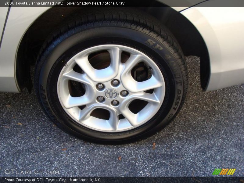 Silver Shadow Pearl / Stone Gray 2006 Toyota Sienna Limited AWD