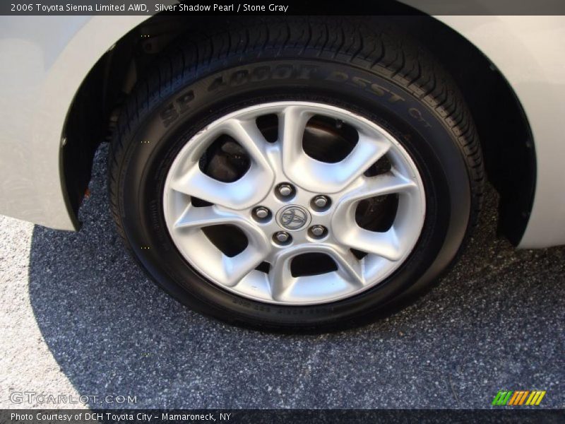 Silver Shadow Pearl / Stone Gray 2006 Toyota Sienna Limited AWD