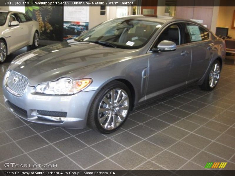 Lunar Grey Metallic / Warm Charcoal 2011 Jaguar XF Premium Sport Sedan