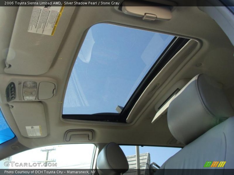 Silver Shadow Pearl / Stone Gray 2006 Toyota Sienna Limited AWD