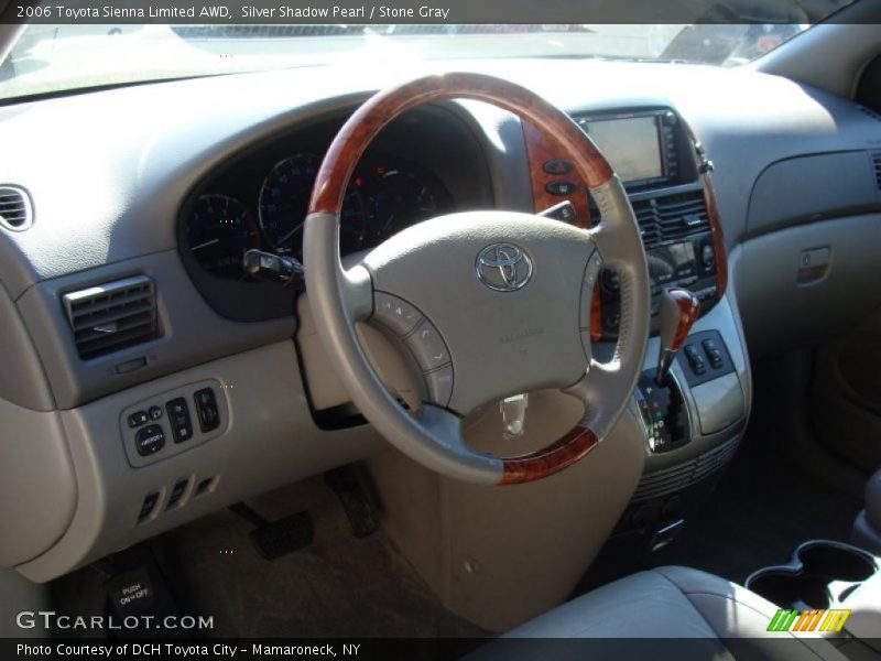 Silver Shadow Pearl / Stone Gray 2006 Toyota Sienna Limited AWD