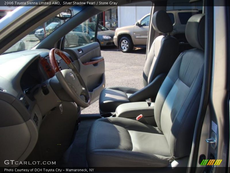 Silver Shadow Pearl / Stone Gray 2006 Toyota Sienna Limited AWD