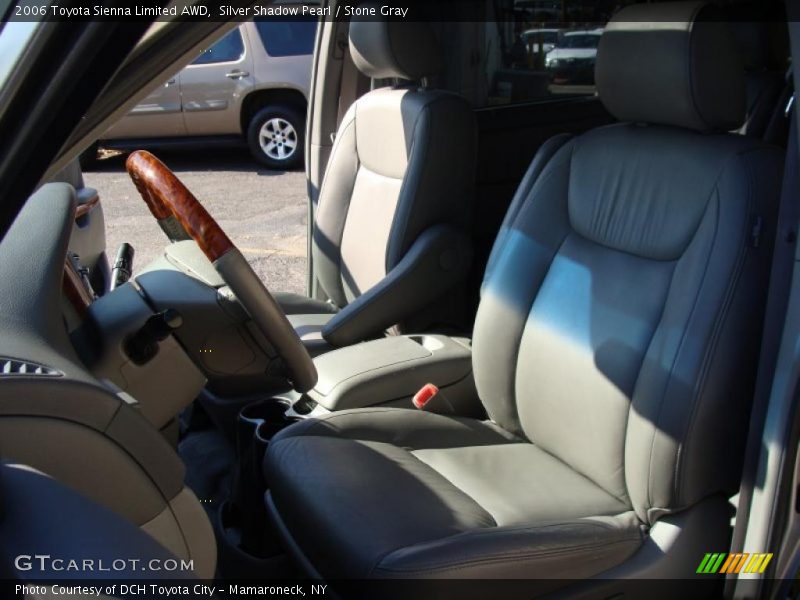 Silver Shadow Pearl / Stone Gray 2006 Toyota Sienna Limited AWD