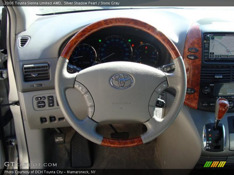 Silver Shadow Pearl / Stone Gray 2006 Toyota Sienna Limited AWD