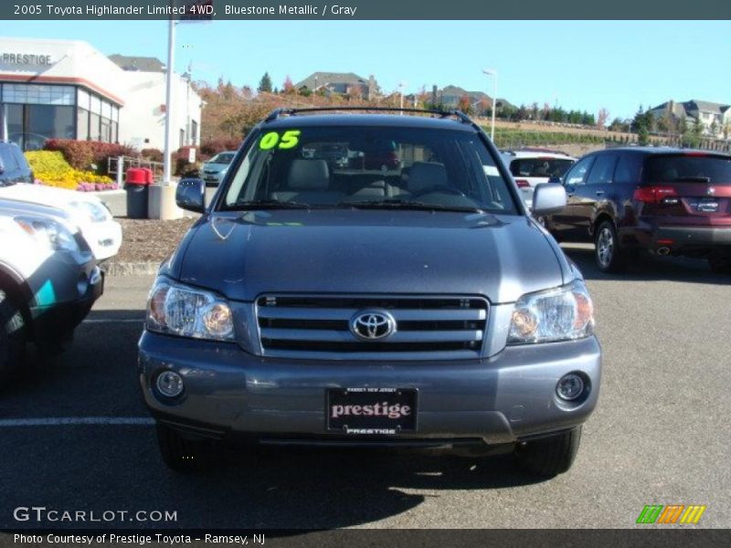 Bluestone Metallic / Gray 2005 Toyota Highlander Limited 4WD