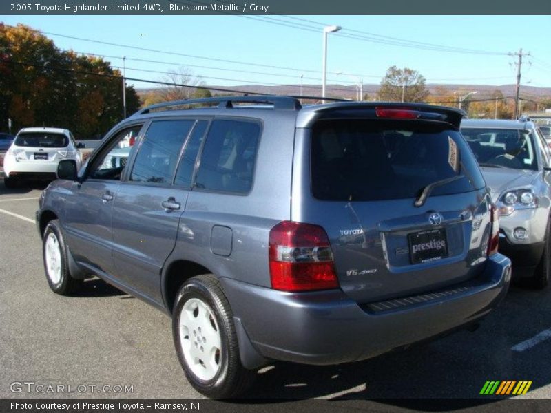 Bluestone Metallic / Gray 2005 Toyota Highlander Limited 4WD