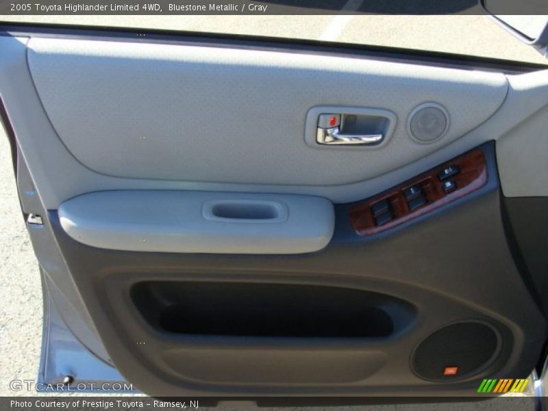 Bluestone Metallic / Gray 2005 Toyota Highlander Limited 4WD