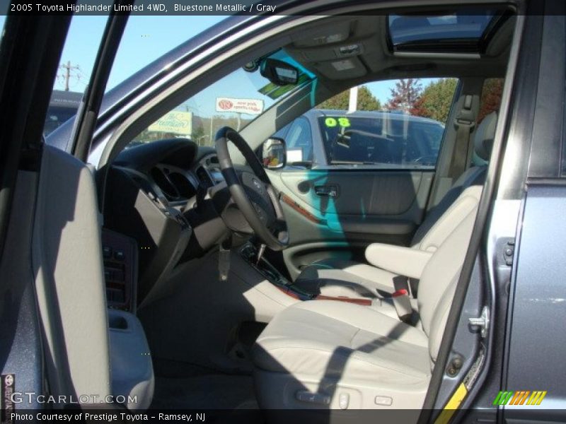Bluestone Metallic / Gray 2005 Toyota Highlander Limited 4WD