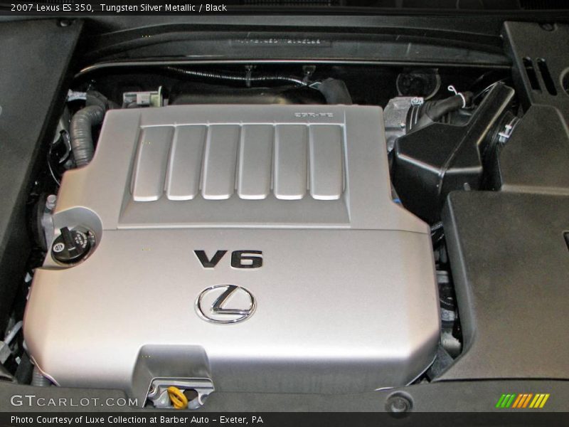 Tungsten Silver Metallic / Black 2007 Lexus ES 350