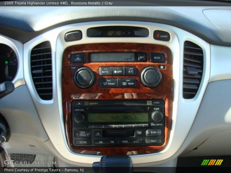Bluestone Metallic / Gray 2005 Toyota Highlander Limited 4WD