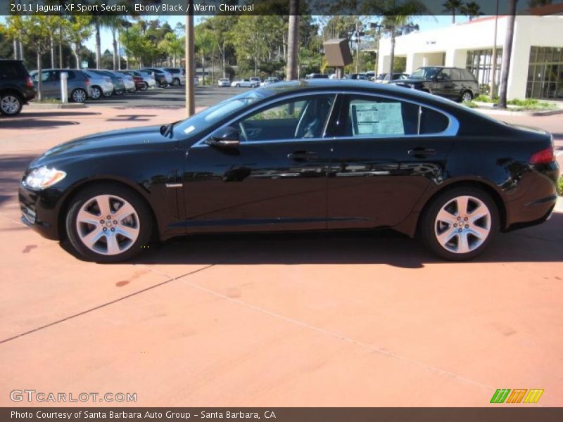 Ebony Black / Warm Charcoal 2011 Jaguar XF Sport Sedan