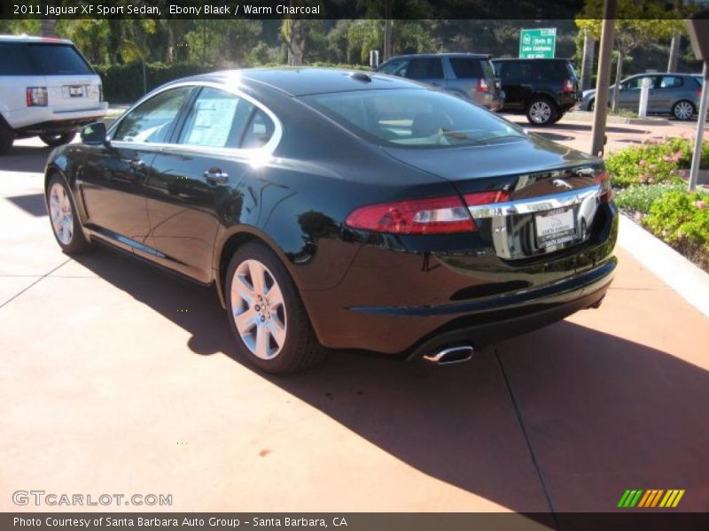 Ebony Black / Warm Charcoal 2011 Jaguar XF Sport Sedan