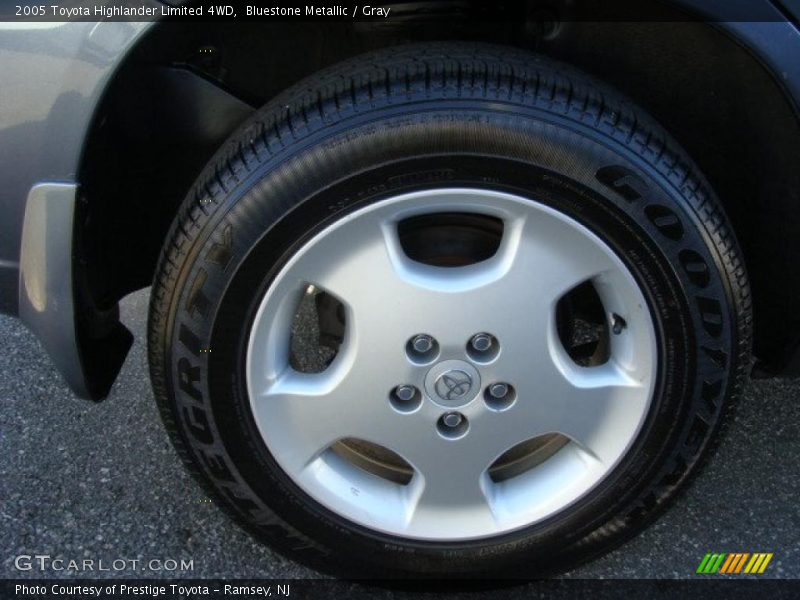 Bluestone Metallic / Gray 2005 Toyota Highlander Limited 4WD