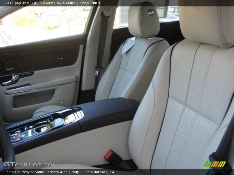 Vapour Grey Metallic / Ivory/Truffle 2011 Jaguar XJ XJL