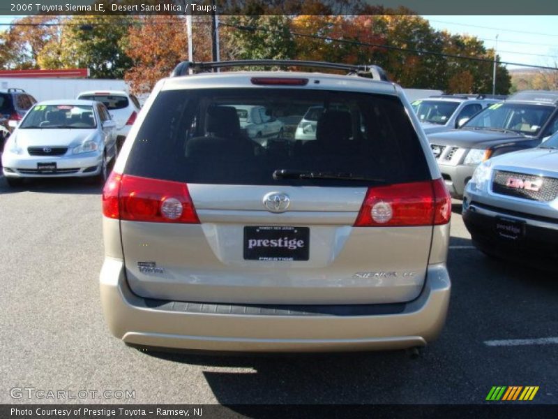 Desert Sand Mica / Taupe 2006 Toyota Sienna LE