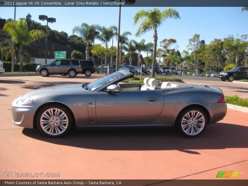 Lunar Grey Metallic / Ivory/Oyster 2011 Jaguar XK XK Convertible