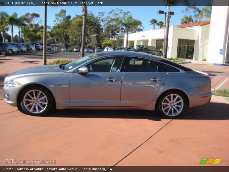 Lunar Grey Metallic / Jet Black/Jet Black 2011 Jaguar XJ XJ