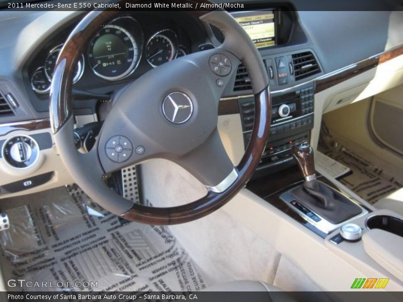 Dashboard of 2011 E 550 Cabriolet