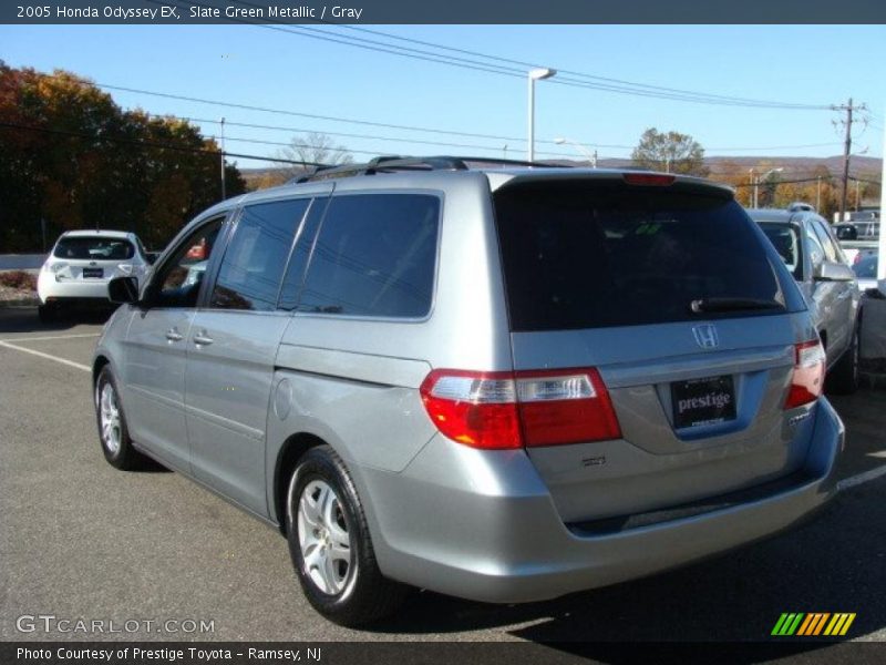 Slate Green Metallic / Gray 2005 Honda Odyssey EX
