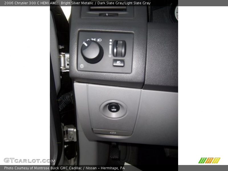 Bright Silver Metallic / Dark Slate Gray/Light Slate Gray 2006 Chrysler 300 C HEMI AWD