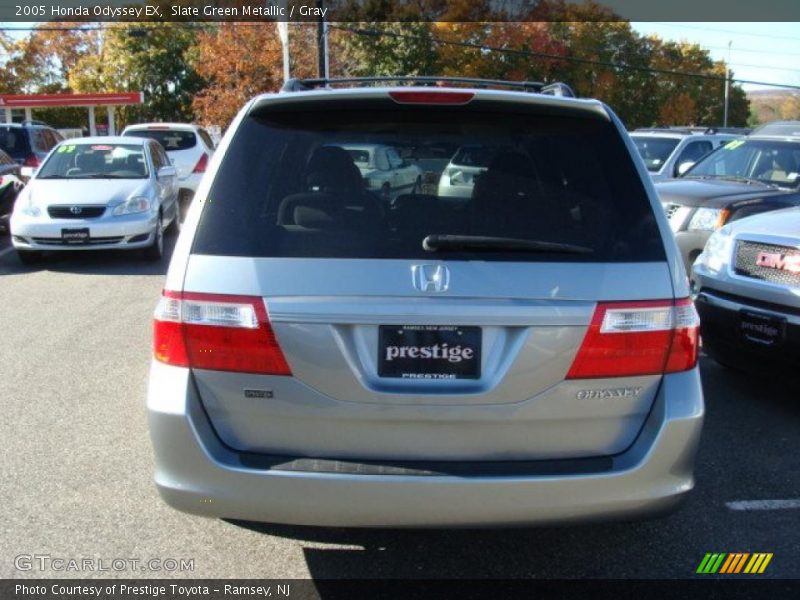 Slate Green Metallic / Gray 2005 Honda Odyssey EX
