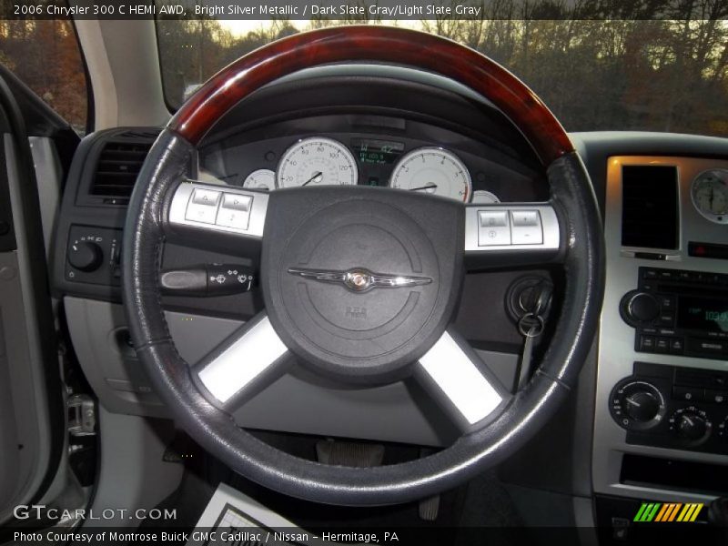 Bright Silver Metallic / Dark Slate Gray/Light Slate Gray 2006 Chrysler 300 C HEMI AWD