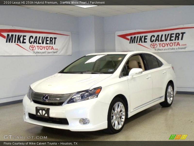 Starfire White Pearl / Parchment 2010 Lexus HS 250h Hybrid Premium