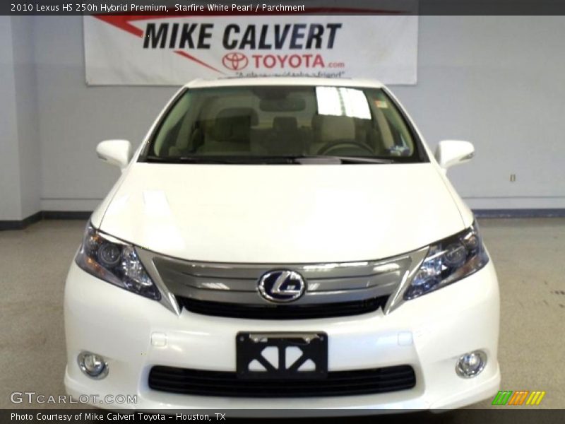 Starfire White Pearl / Parchment 2010 Lexus HS 250h Hybrid Premium