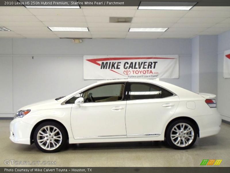 Starfire White Pearl / Parchment 2010 Lexus HS 250h Hybrid Premium
