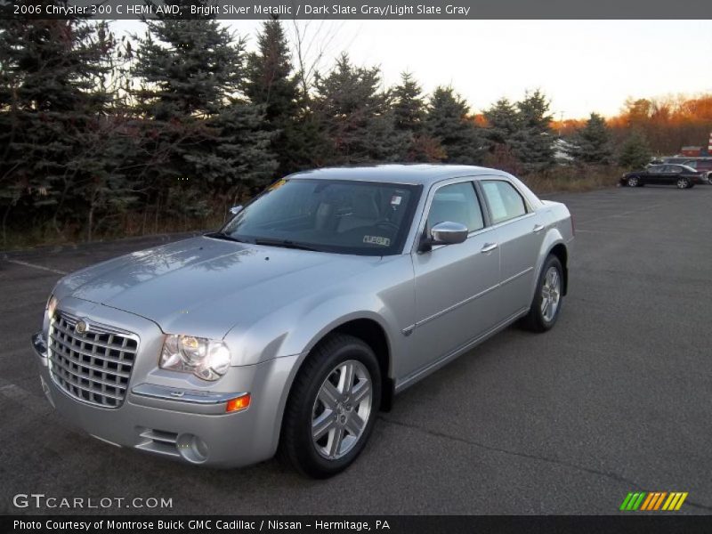 Bright Silver Metallic / Dark Slate Gray/Light Slate Gray 2006 Chrysler 300 C HEMI AWD