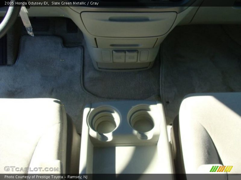 Slate Green Metallic / Gray 2005 Honda Odyssey EX