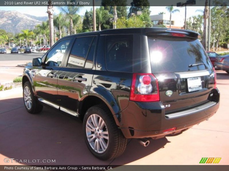 Santorini Black / Ebony 2010 Land Rover LR2 HSE