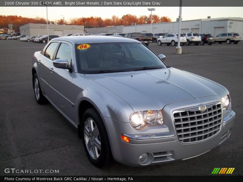 Bright Silver Metallic / Dark Slate Gray/Light Slate Gray 2006 Chrysler 300 C HEMI AWD