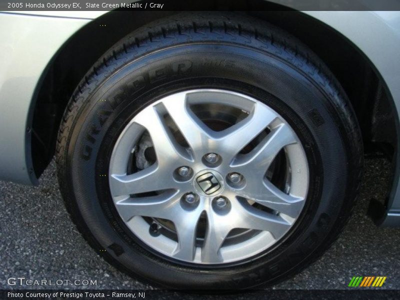 Slate Green Metallic / Gray 2005 Honda Odyssey EX