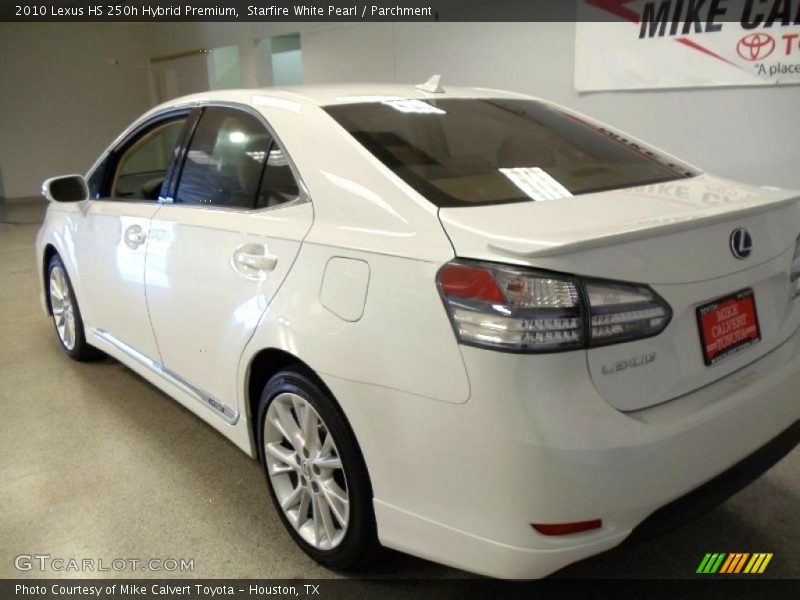 Starfire White Pearl / Parchment 2010 Lexus HS 250h Hybrid Premium