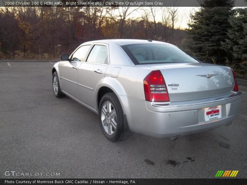 Bright Silver Metallic / Dark Slate Gray/Light Slate Gray 2006 Chrysler 300 C HEMI AWD