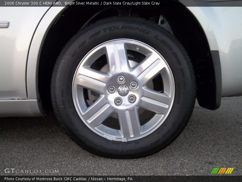 Bright Silver Metallic / Dark Slate Gray/Light Slate Gray 2006 Chrysler 300 C HEMI AWD