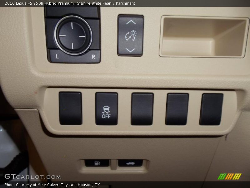 Starfire White Pearl / Parchment 2010 Lexus HS 250h Hybrid Premium