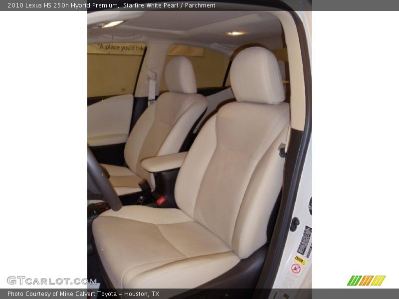  2010 HS 250h Hybrid Premium Parchment Interior
