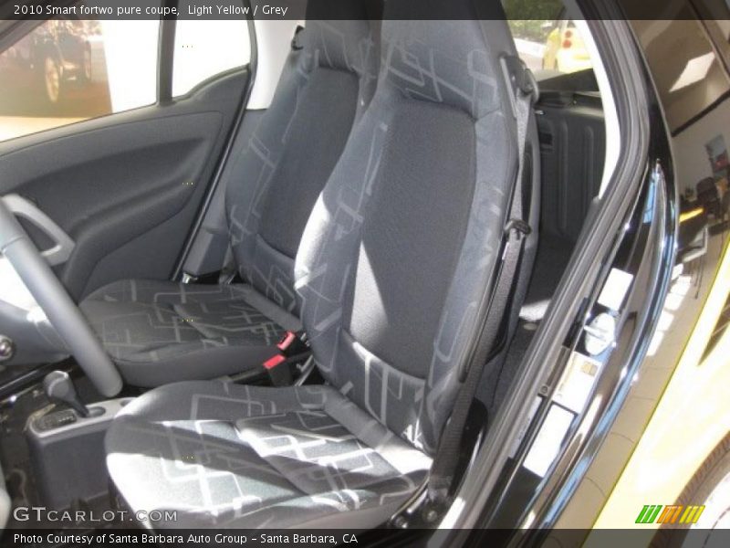  2010 fortwo pure coupe Grey Interior