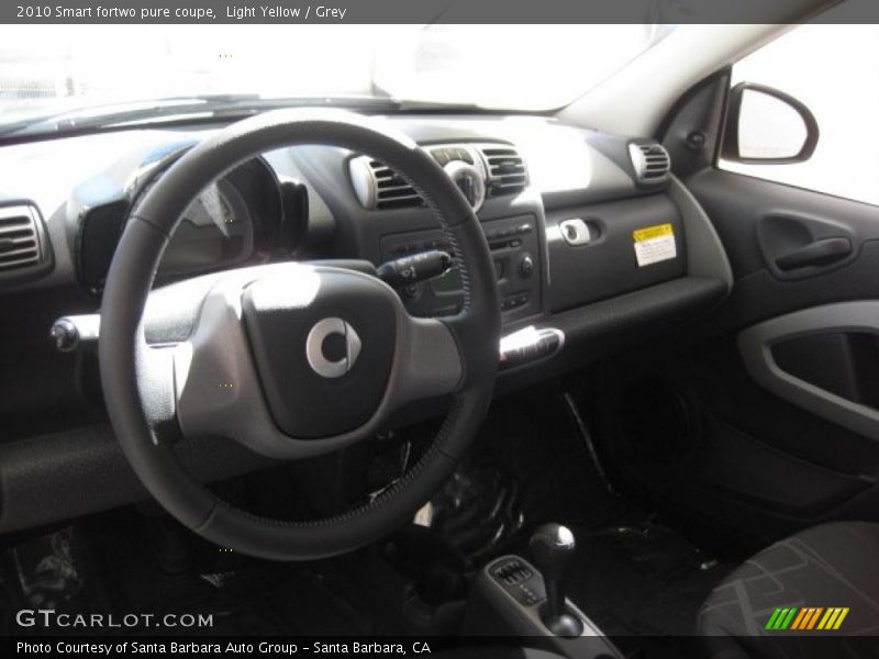 Dashboard of 2010 fortwo pure coupe