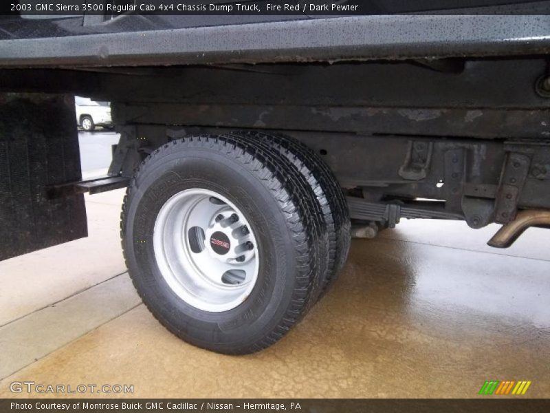  2003 Sierra 3500 Regular Cab 4x4 Chassis Dump Truck Wheel
