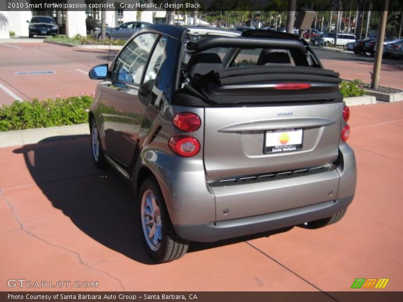 Gray Metallic / design Black 2010 Smart fortwo passion cabriolet