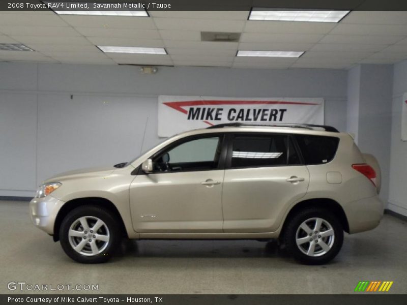Savannah Metallic / Taupe 2008 Toyota RAV4 Limited
