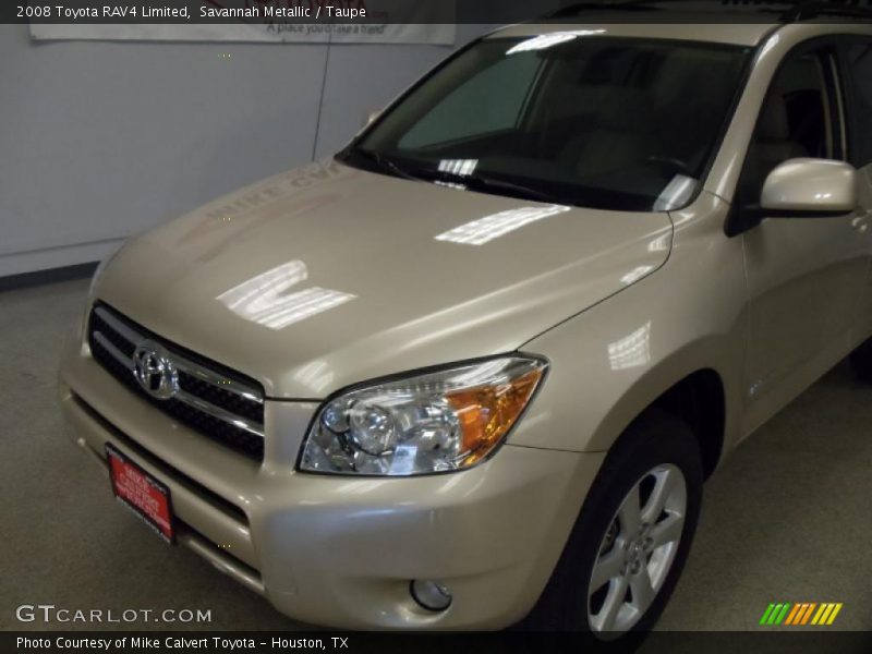 Savannah Metallic / Taupe 2008 Toyota RAV4 Limited